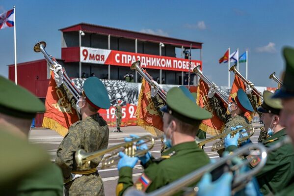 Тренировка парада к 75-летию Победы в подмосковном Алабине - Sputnik Абхазия