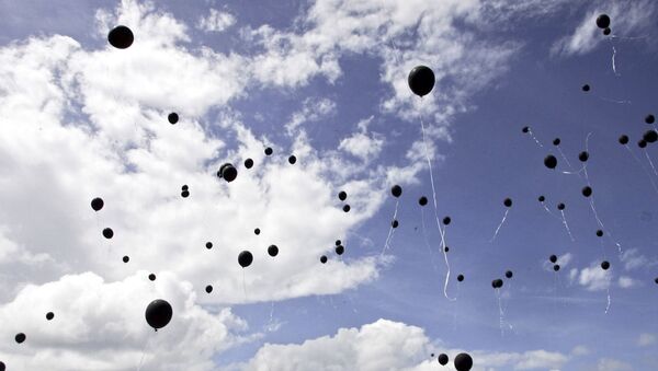 Черные воздушные шары  - Sputnik Абхазия