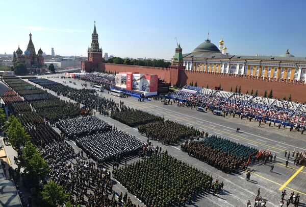 Военный парад в ознаменование 75-летия Победы на Красной площади в Москве - Sputnik Абхазия